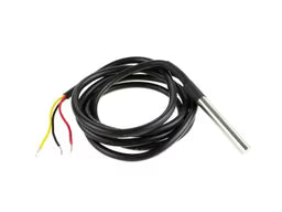 DS18B20 Waterproof Digital Temperature Sensor Probe 1 Meter (Black)